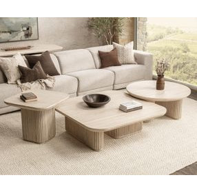 Vander Cream Washed Square Coffee Table