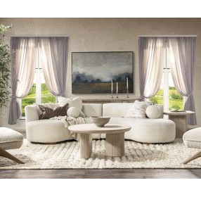 Vander Cream Washed Rectangular Console Table