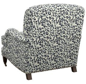 Sydney Blue and White Upholstered Chair