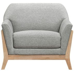 Vaughn Gray Upholstered Lounge Chair