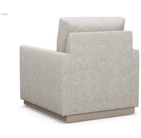 Meadow View Gray Upholstered Swivel Chair