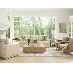 Millington White 95" Sofa by Barclay Butera