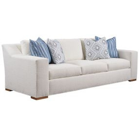 Shaws Cove White Upholstered 106" Sofa