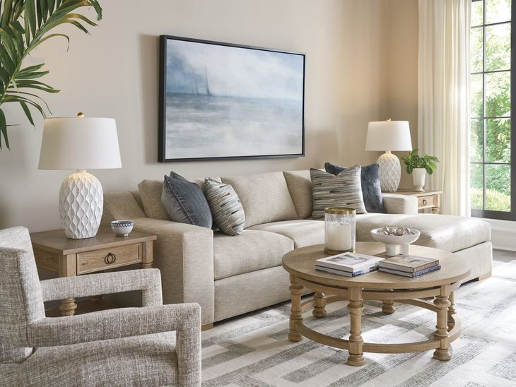 Hollister Brown Rectangular End Table