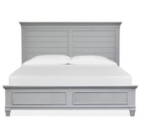 Harborwick Harbor Gray Panel Bedroom Set