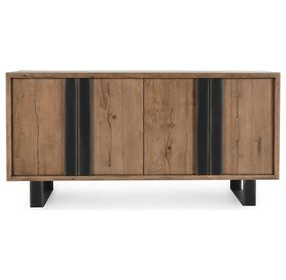 Danica Cafe Brown 4 Door Buffet