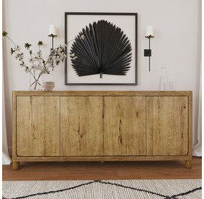 Orlando Light Brown 4 Door Buffet