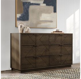 Santa Clara Toasted Brown 6 Drawer Dresser