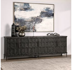 Willmark Timeworn Black 6 Door Buffet