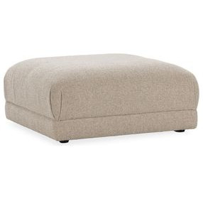 Adalynne Buttermilk Square Ottoman
