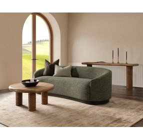 Beverly Antique Green 90" Sofa