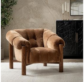 Sansa Bronze Upholstered Accent Chair