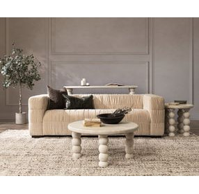 Afeela French Vanilla 94" Sofa