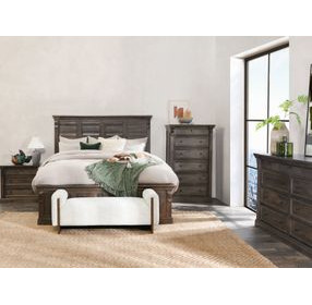 Adelaide Cocoa Brown King Panel Bed