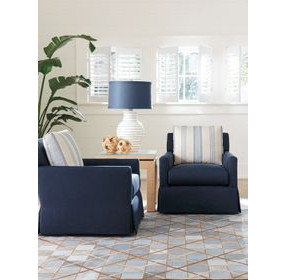 Harlow Blue Upholstered Chair