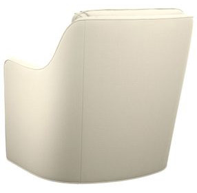 Glenhaven Ivory Upholstered Swivel Chair