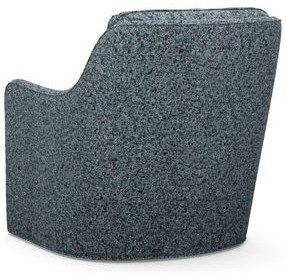 Glenhaven Dark Blue Upholstered Swivel Chair