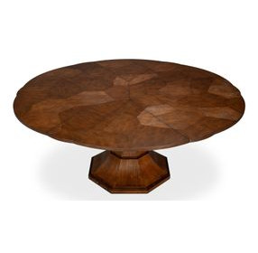 Giselle Jupe Palladio 71" Extendable Round Dining Table