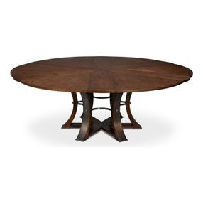 Tower Jupe Palladio 86" Extendable Round Dining Table