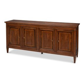 Beaufort Brown 4 Doors Credenza