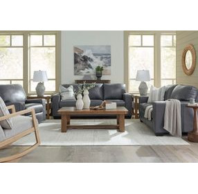 Bolsena Admiral Leather Living Room Set