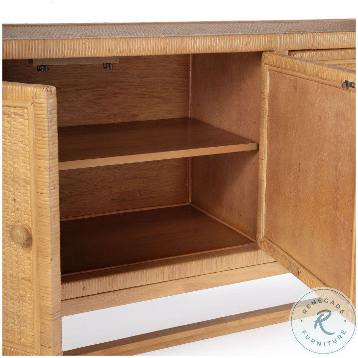 Captiva neutral Rattan Sideboard From Butler | Coleman Furniture