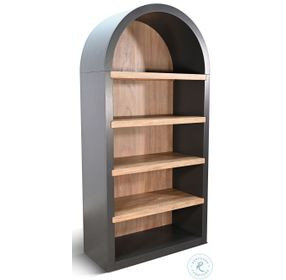 Whimora Black 42" Logan Arched Bookcase