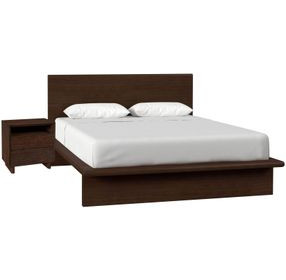 Halmstad Brown Platform Bedroom Set