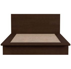 Halmstad Brown Queen Platform Bed