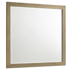 Newhall Vintage Oak Melamine Rectangular Dresser Mirror