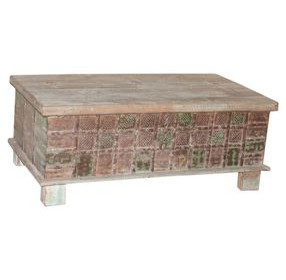 Reclaimed Brown Rectangular Coffee Table