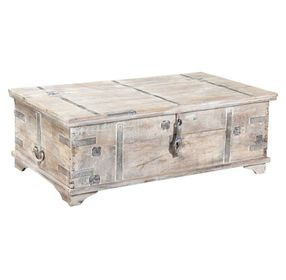 Alta Antique White 59" Coffee Table