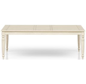 Clover Ridge Whitewash Extendable Dining Room Set