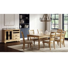 Clover Ridge Carmel Ladder Back Side Chair Set of 2