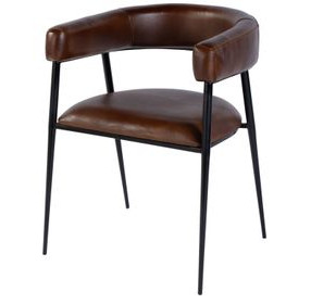 Dallas Medium Brown 20" Dining Chair