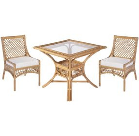 Antigua Natural Square Dining Room Set