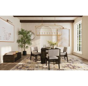 Flex Reclaimed Chevron 140" Extendable Rectangular Dining Table