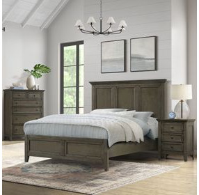 San Mateo Gray Panel Bedroom Set
