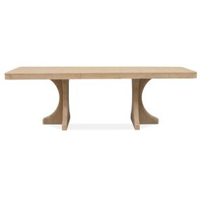 Somerset Butternut 96" Extendable Rectangular Dining Table