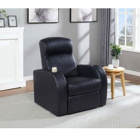 Cyrus Black Recliner
