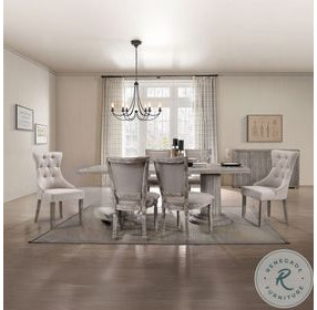 Gabrian Reclaimed Gray Rectangular Dining Room Set