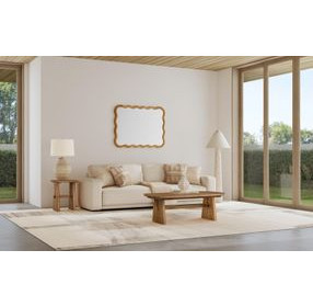 Knox Natural Pine Rectangular Cocktail Table