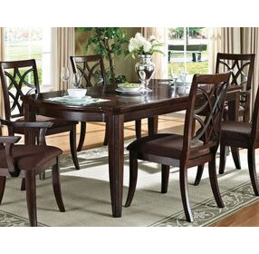 Keenan Dark Walnut Extendable Dining Room Set