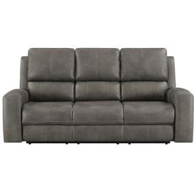 Brickston Charcoal Power Reclining Living Room Set