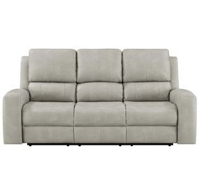 Brickston Gray Power Reclining Living Room Set