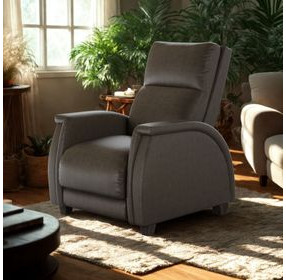 Venus Dark Roast Leather Zero Gravity Power Recliner and Massage