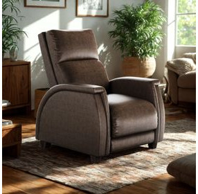 Venus Nutmeg Leather Zero Gravity Power Recliner and Massage