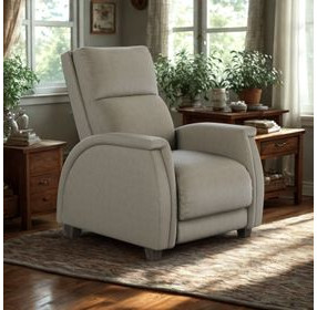 Venus Sand Leather Zero Gravity Power Recliner and Massage