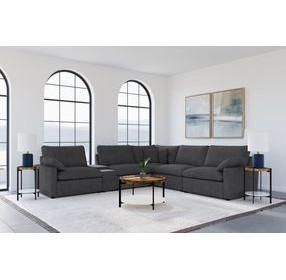Collins Dark Gray 6 Piece Modular Power Sectional