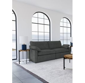 Collins Dark Gray Modular Power Reclining Loveseat